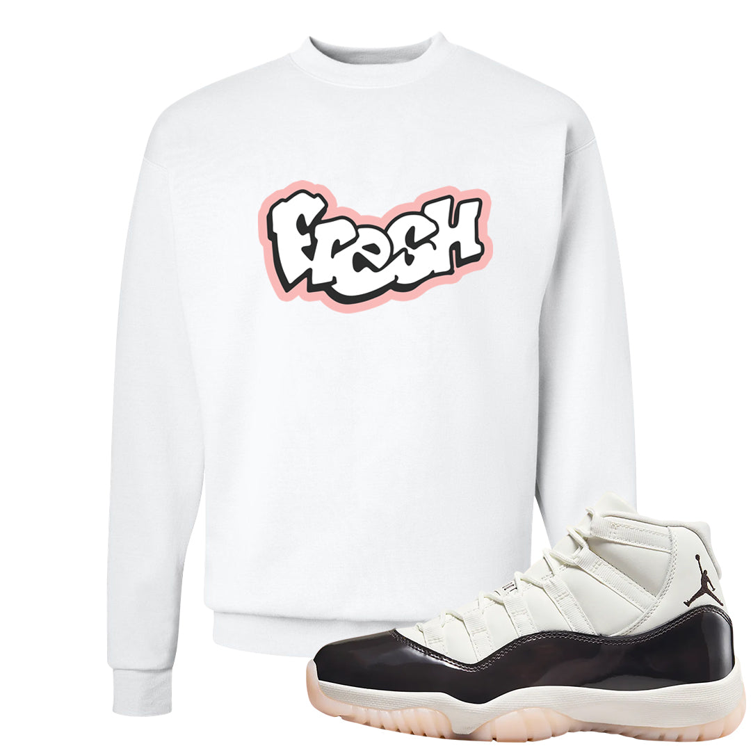 Neapolitan 11s Crewneck Sweatshirt | Fresh, White
