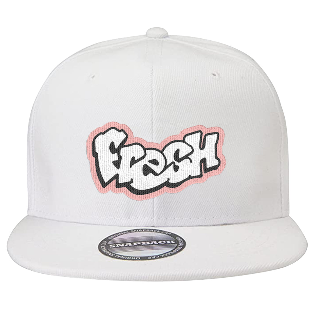 Neapolitan 11s Snapback Hat | Fresh, White