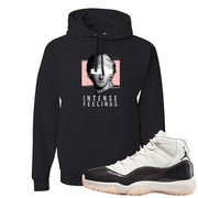 Neapolitan 11s Hoodie | Intense Feelings, Black