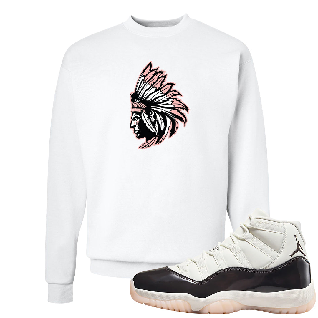 Neapolitan 11s Crewneck Sweatshirt | Indian Chief, White