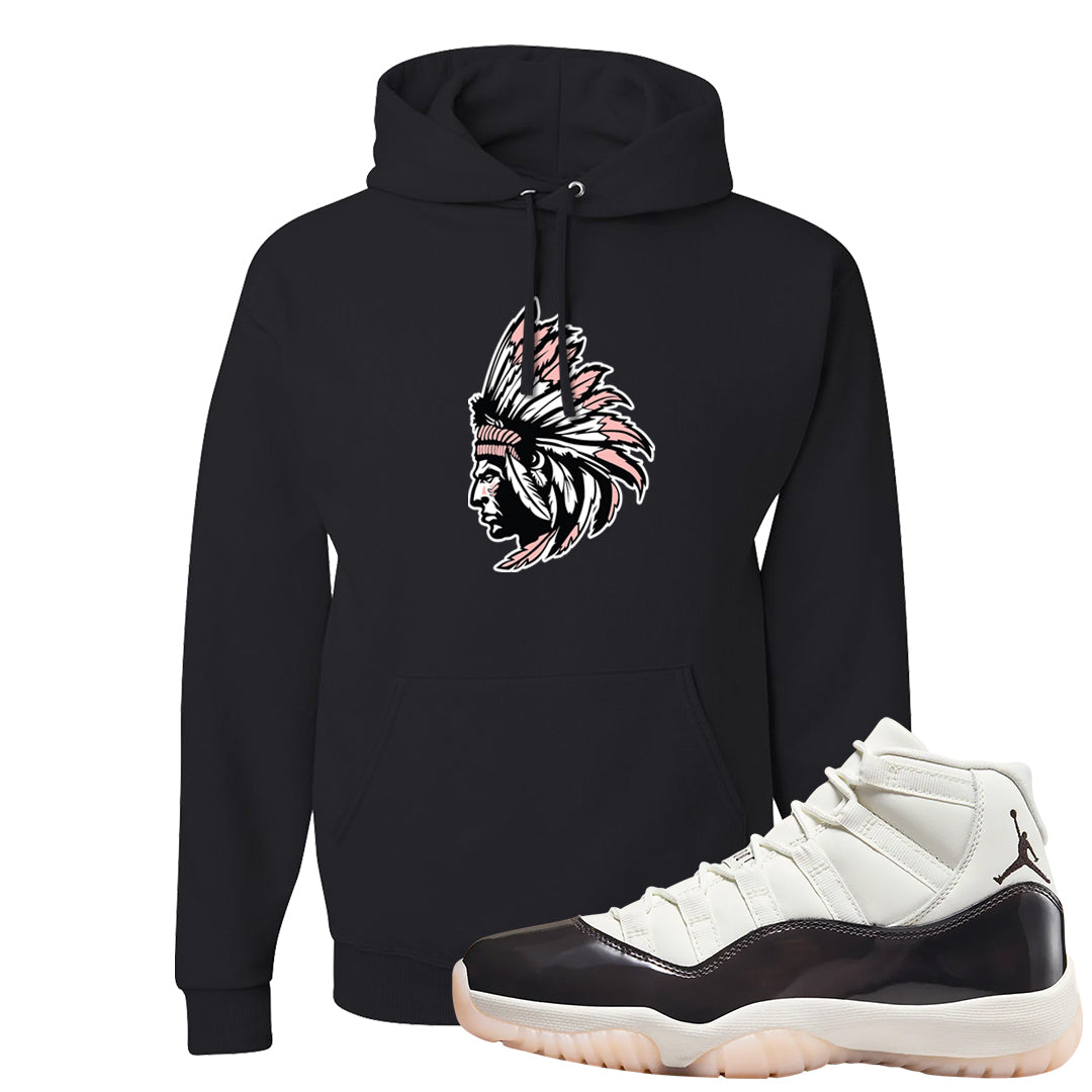 Neapolitan 11s Hoodie | Indian Chief, Black