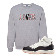 Neapolitan 11s Crewneck Sweatshirt | Lover, Ash