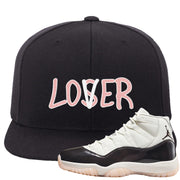 Neapolitan 11s Snapback Hat | Lover, Black