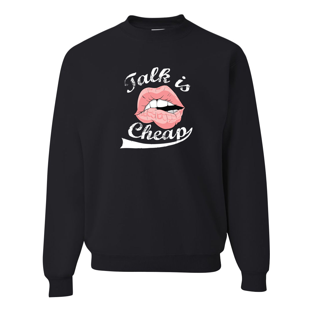 Neapolitan 11s Crewneck Sweatshirt | Talk Lips, Black