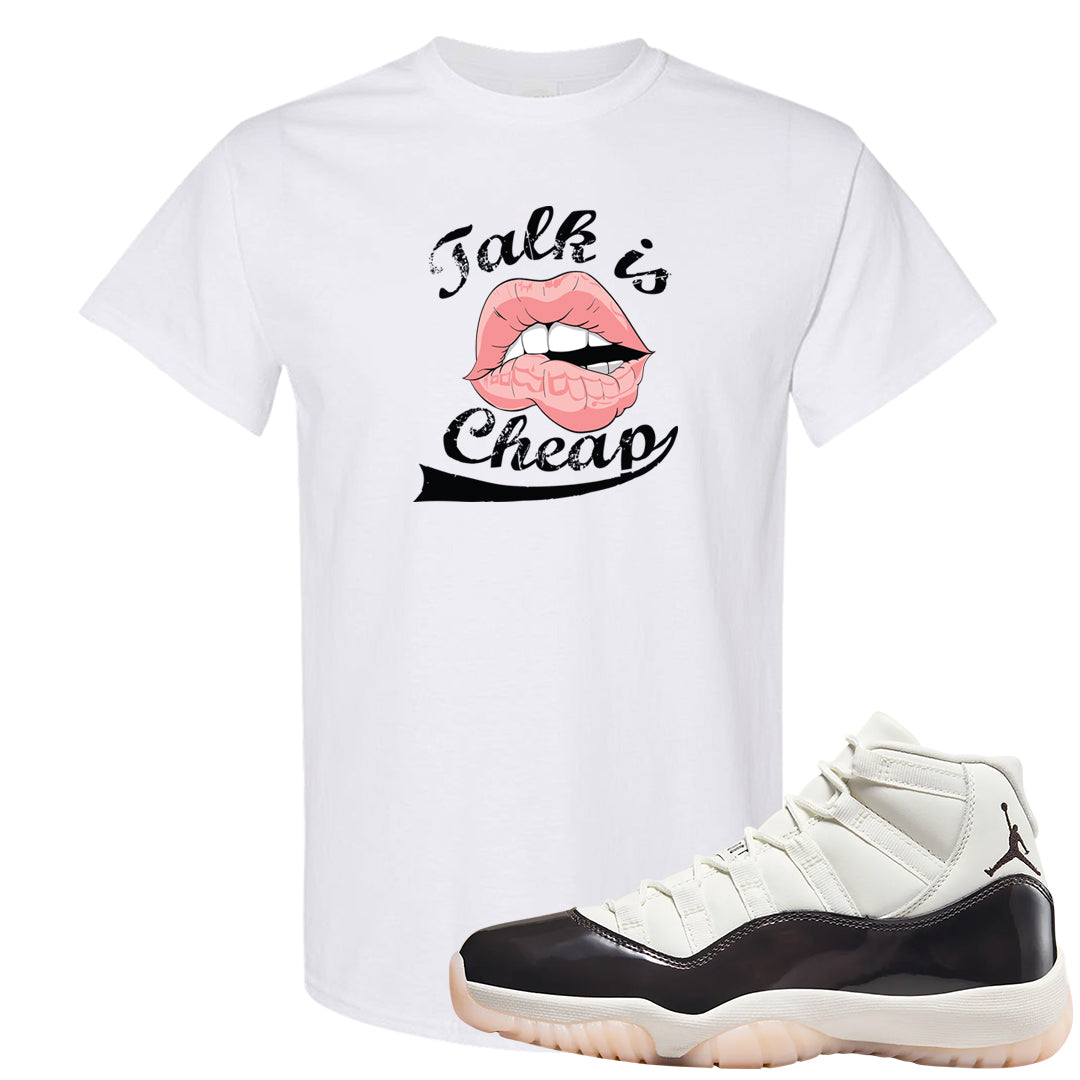 Neapolitan 11s T Shirt | Talk Lips, White