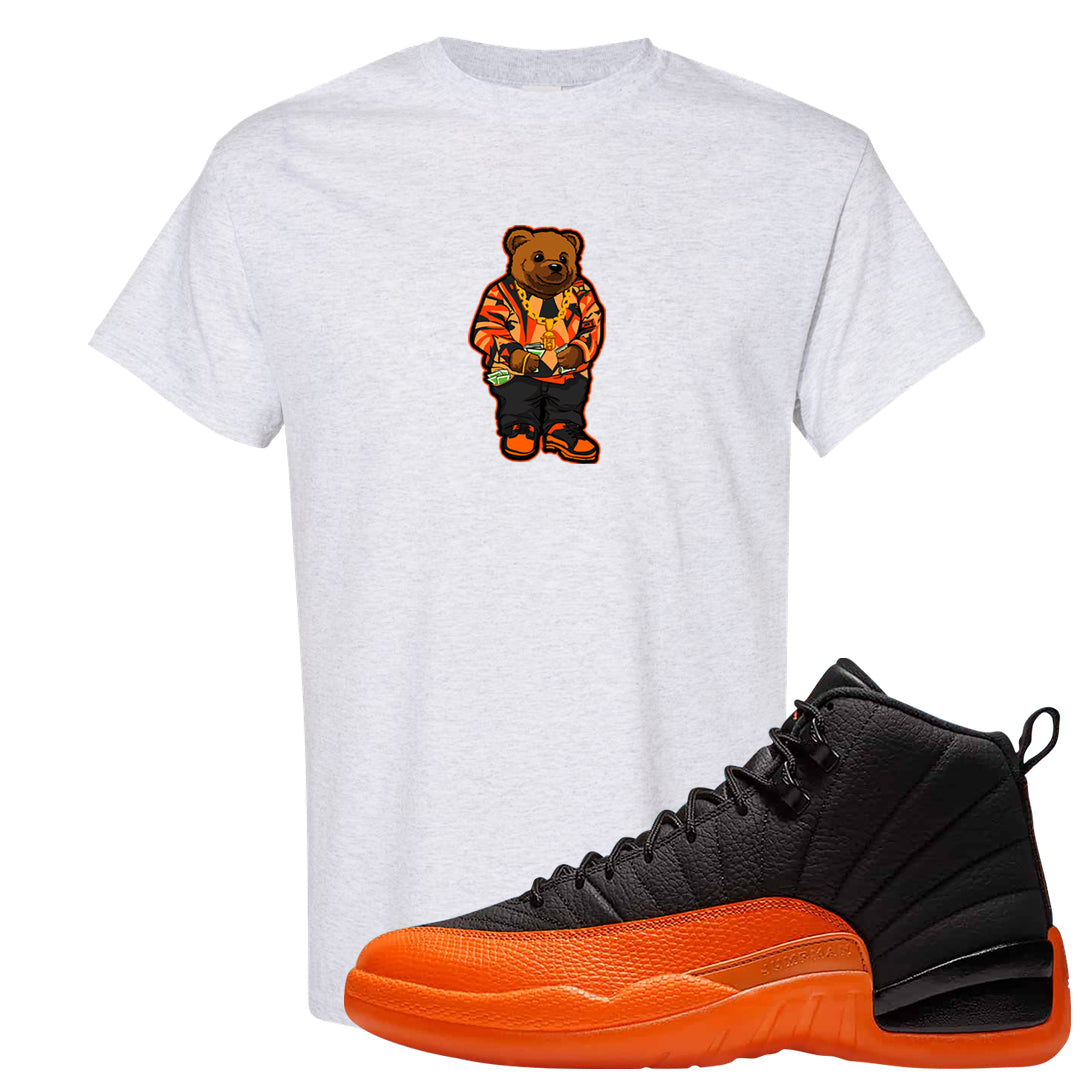 Brilliant Orange 12s T Shirt | Sweater Bear, Ash