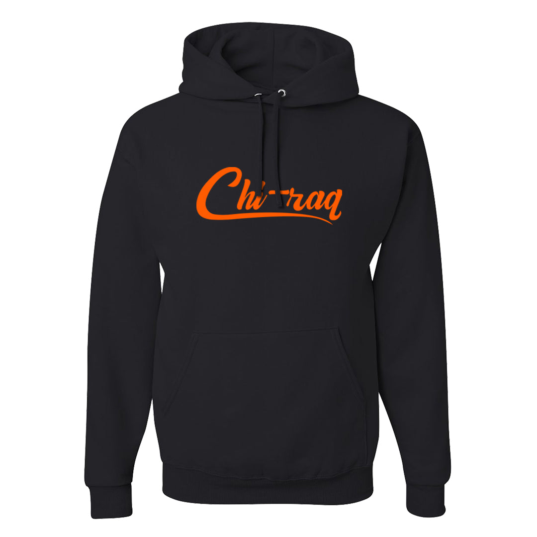Brilliant Orange 12s Hoodie | Chiraq, Black