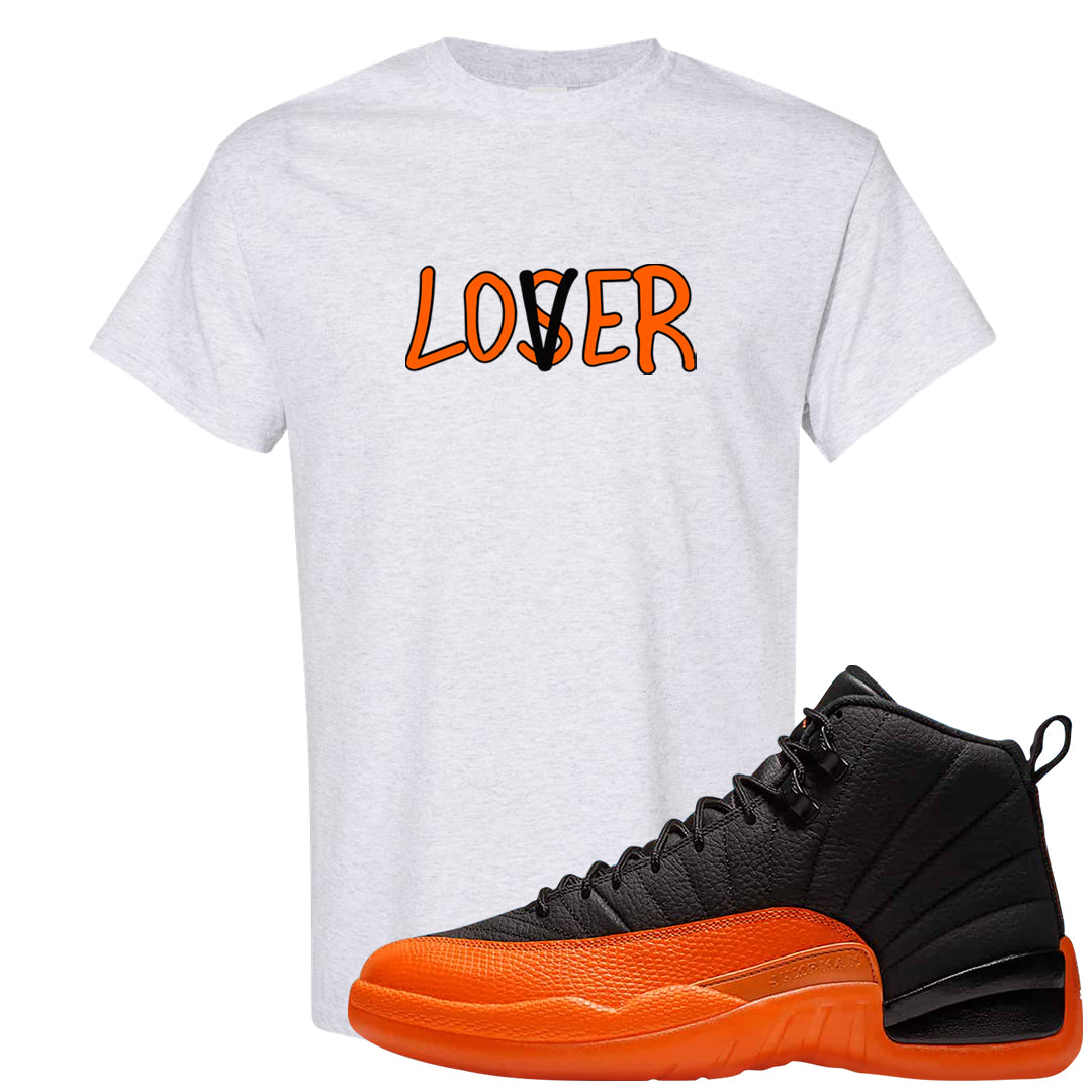 Brilliant Orange 12s T Shirt | Lover, Ash