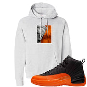 Brilliant Orange 12s Hoodie | Miguel, Ash