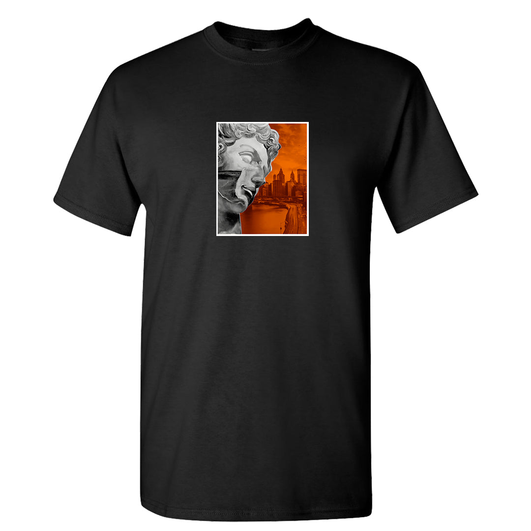 Brilliant Orange 12s T Shirt | Miguel, Black