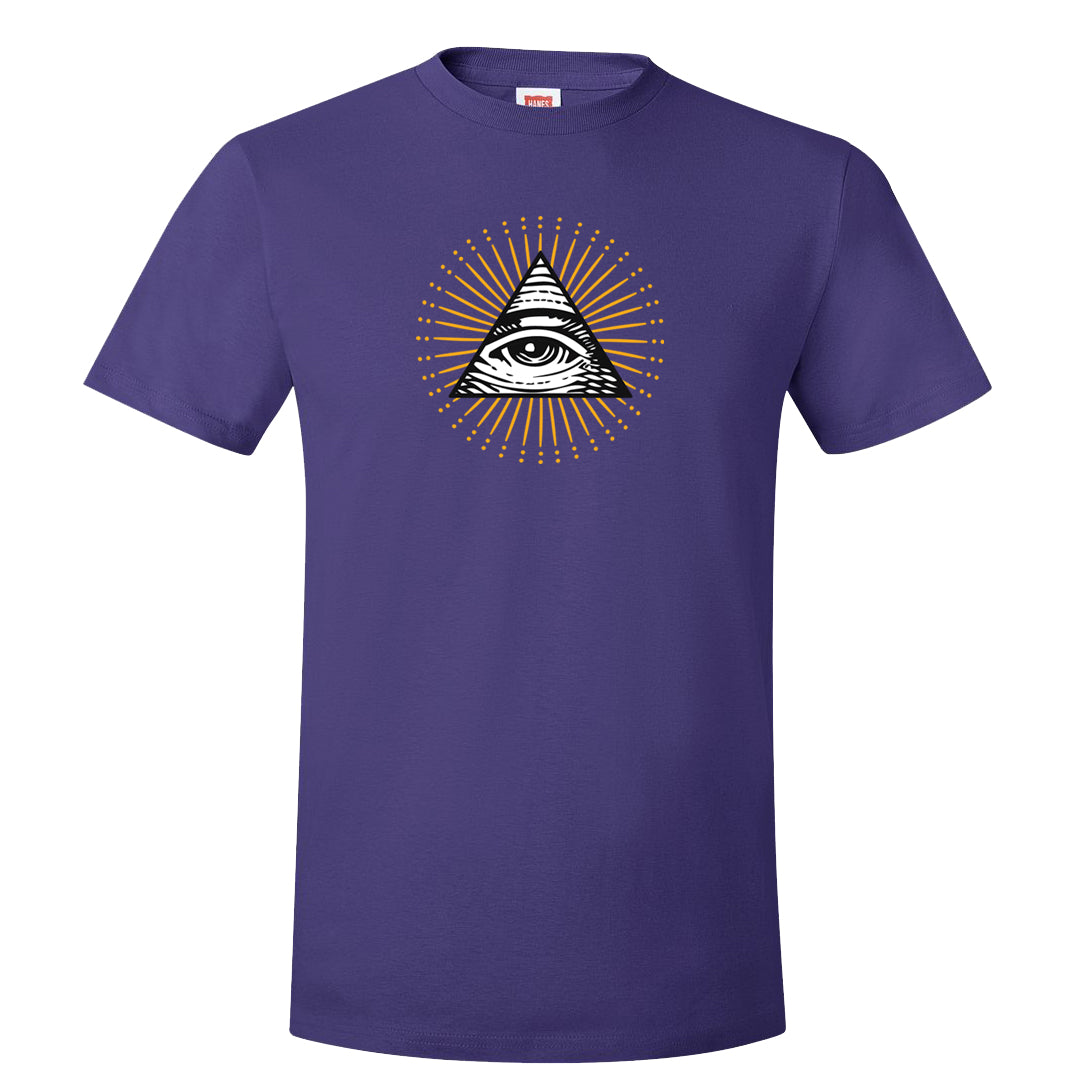 Field Purple 12s T Shirt | All Seeing Eye, Purple