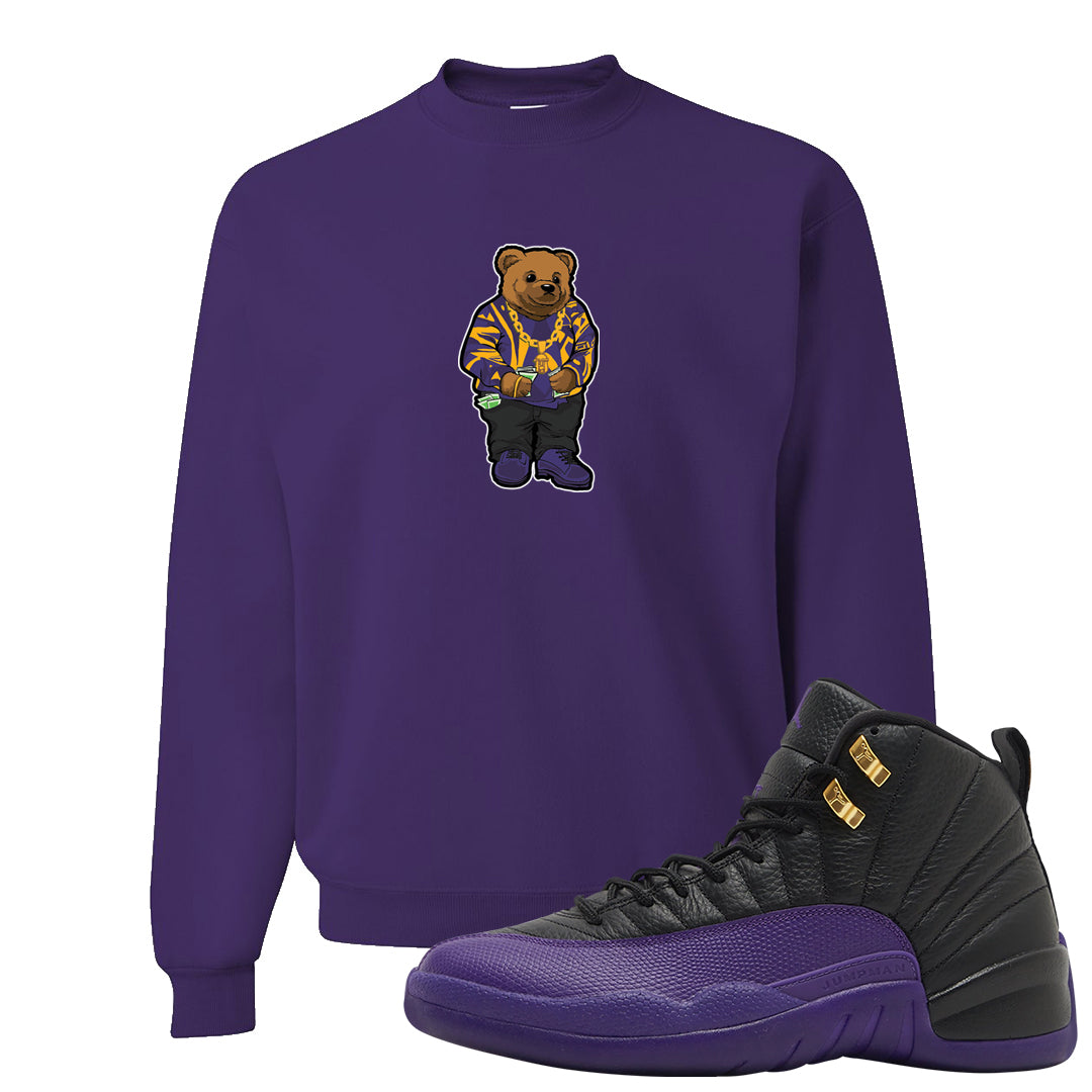 Field Purple 12s Crewneck Sweatshirt | Sweater Bear, Purple