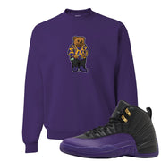 Field Purple 12s Crewneck Sweatshirt | Sweater Bear, Purple