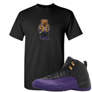 Field Purple 12s T Shirt | Sweater Bear, Black