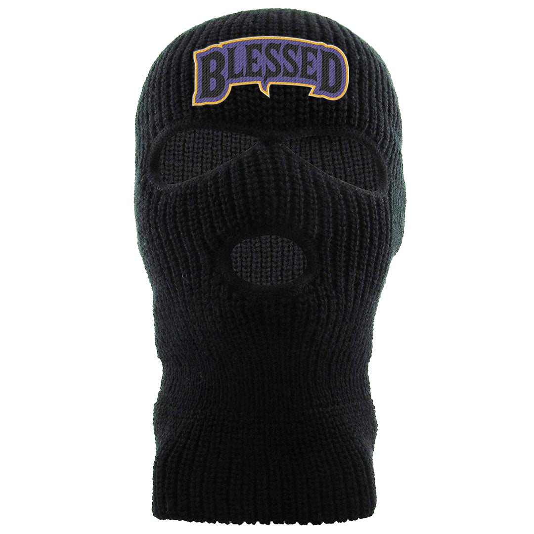 Field Purple 12s Ski Mask | Blessed Arch, Black