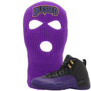 Field Purple 12s Ski Mask | Blessed Arch, Purple