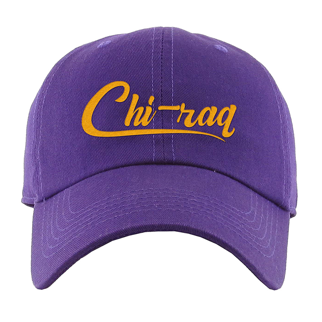Field Purple 12s Dad Hat | Chiraq, Purple