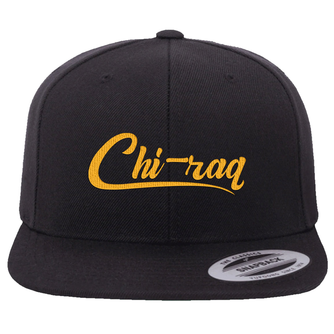 Field Purple 12s Snapback Hat | Chiraq, Black