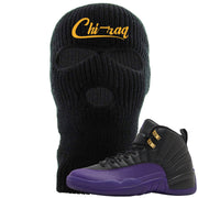 Field Purple 12s Ski Mask | Chiraq, Black