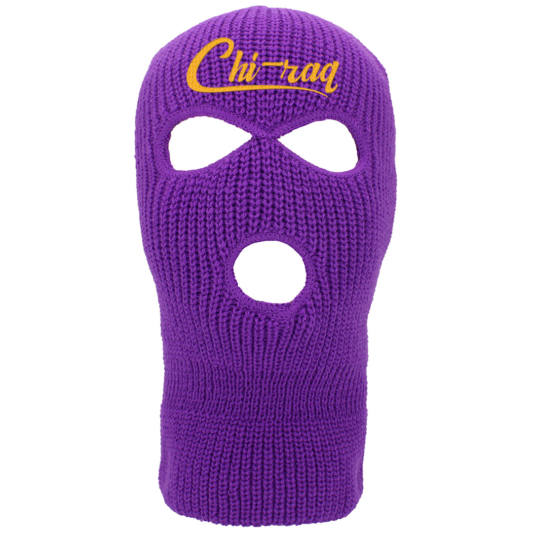 Field Purple 12s Ski Mask | Chiraq, Purple