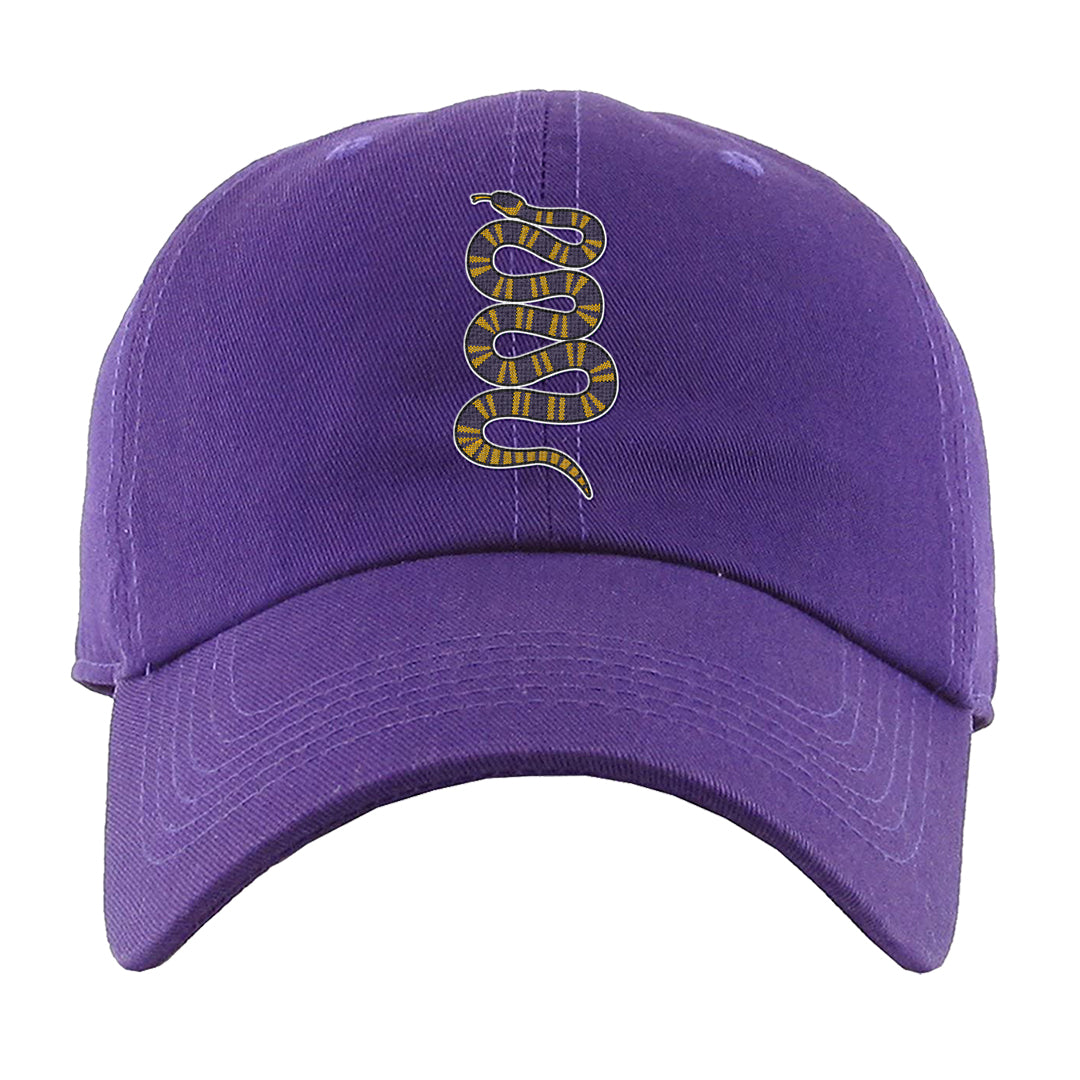 Field Purple 12s Dad Hat | Coiled Snake, Purple