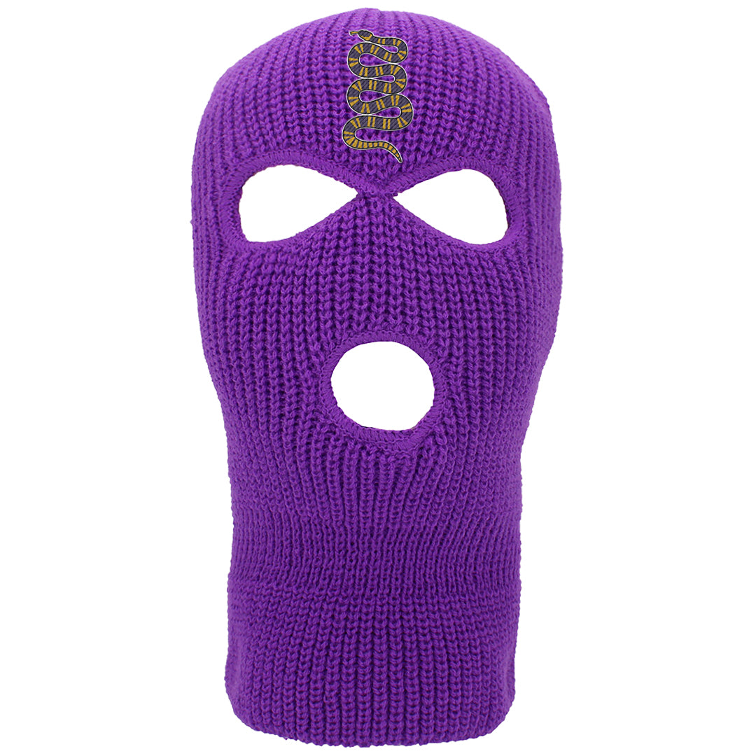 Field Purple 12s Ski Mask | Coiled Snake, Purple