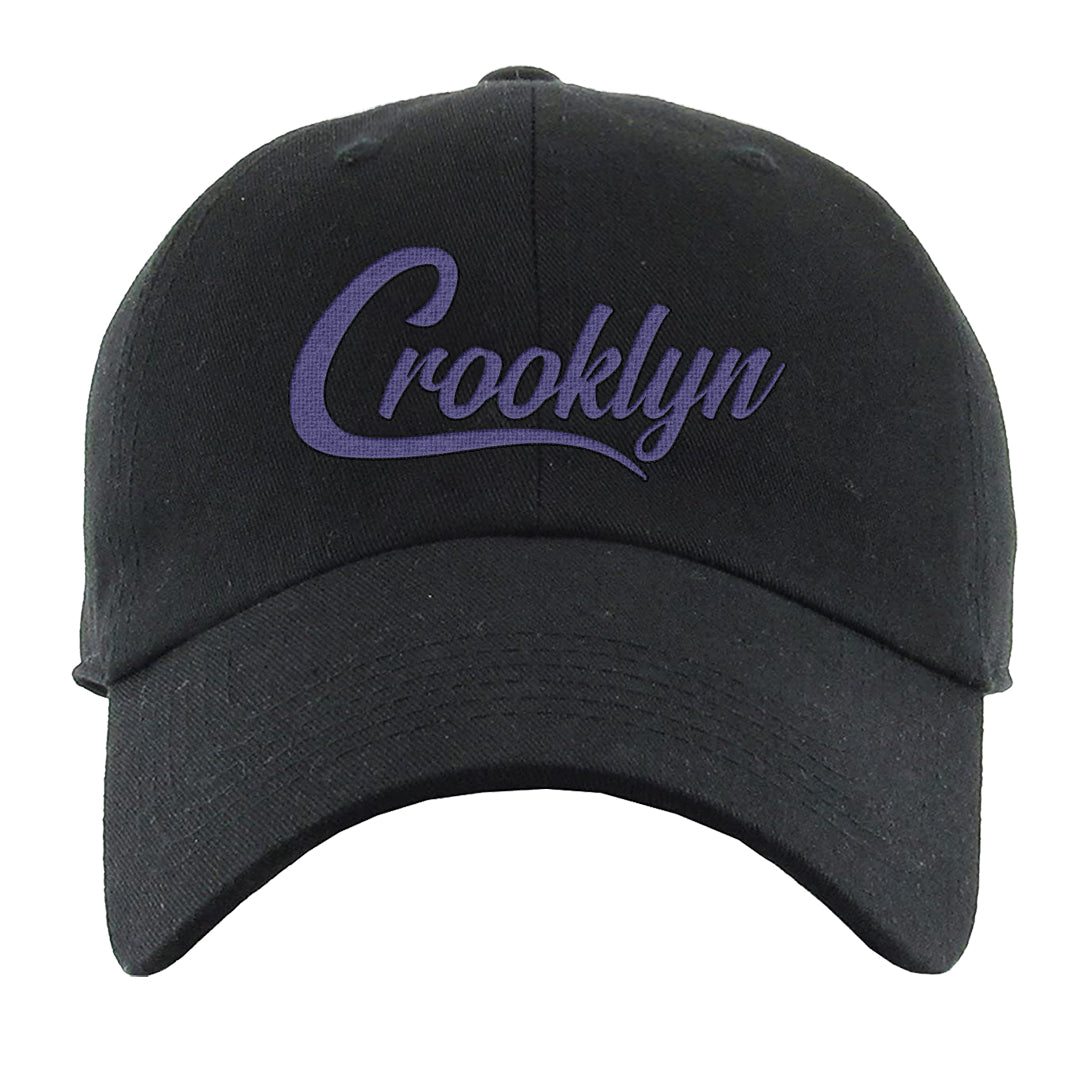 Field Purple 12s Dad Hat | Crooklyn, Black