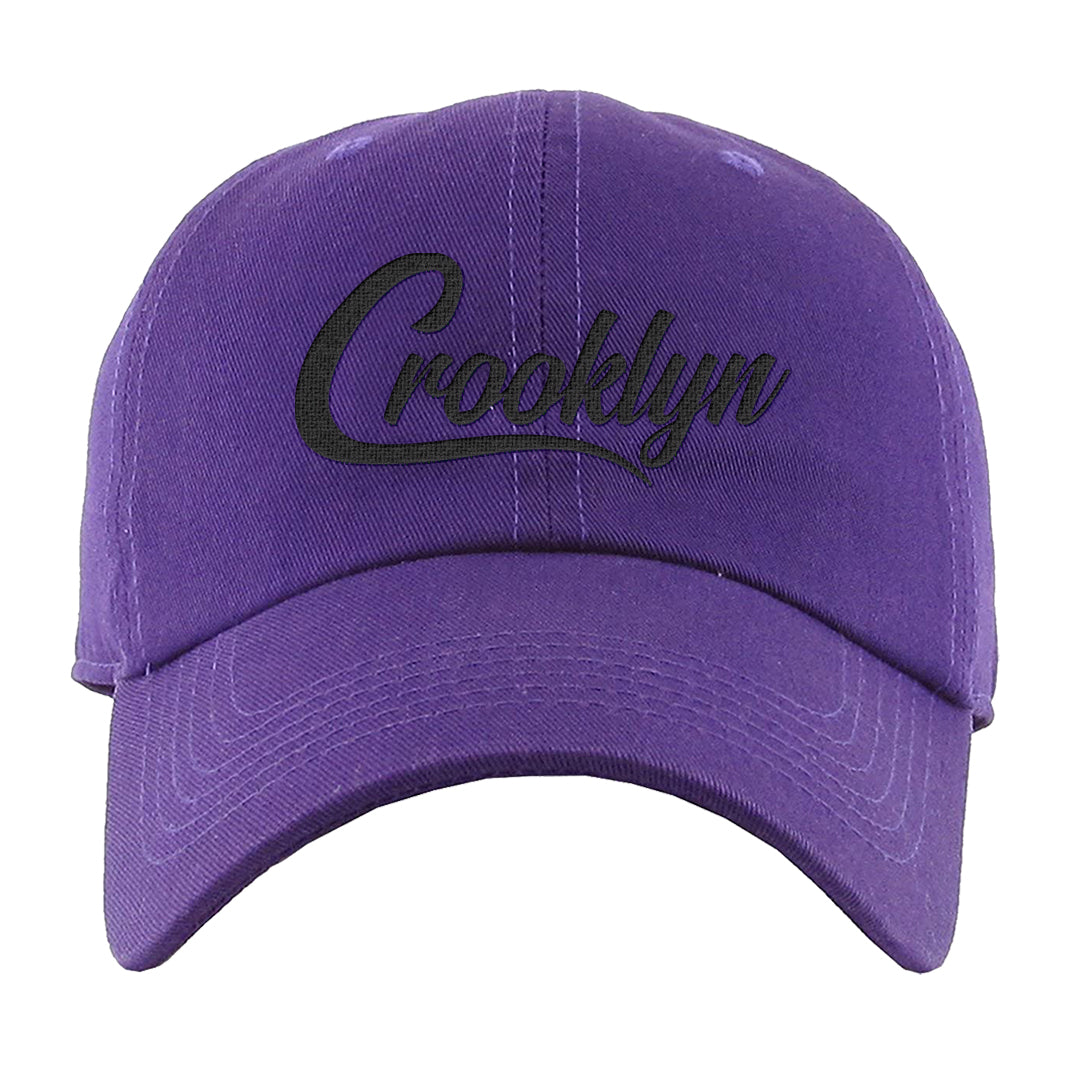 Field Purple 12s Dad Hat | Crooklyn, Purple