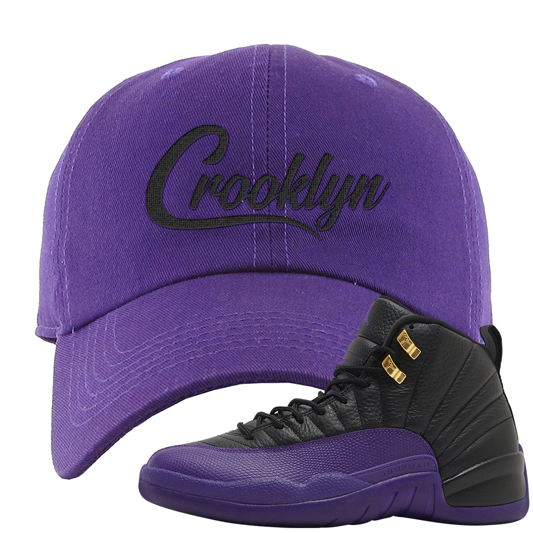 Field Purple 12s Dad Hat | Crooklyn, Purple