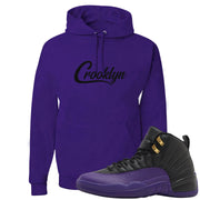 Field Purple 12s Hoodie | Crooklyn, Purple