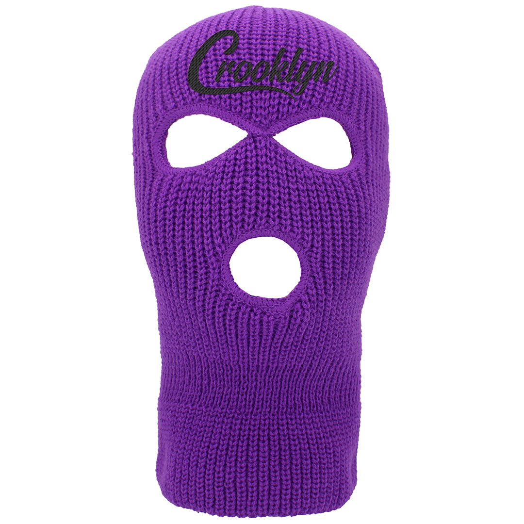 Field Purple 12s Ski Mask | Crooklyn, Purple