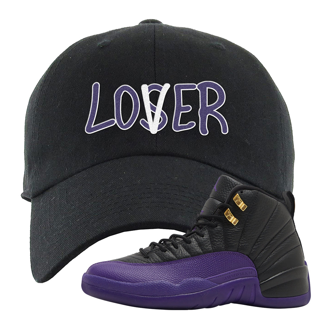 Field Purple 12s Dad Hat | Lover, Black