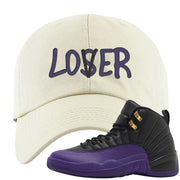 Field Purple 12s Dad Hat | Lover, White