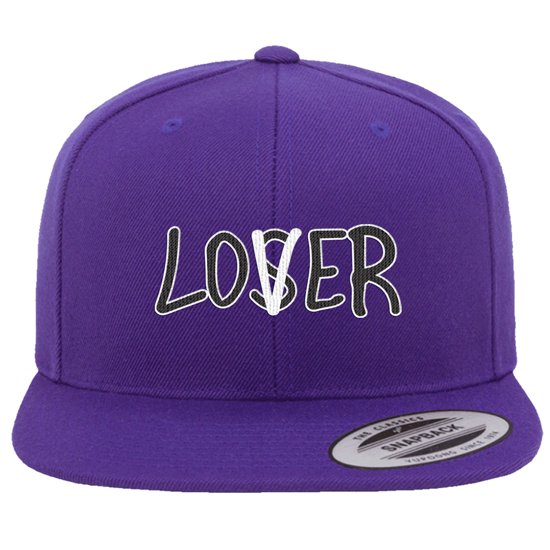 Field Purple 12s Snapback Hat | Lover, Purple