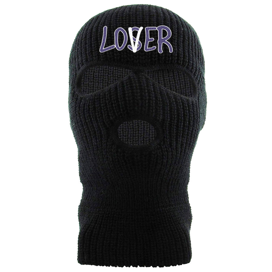 Field Purple 12s Ski Mask | Lover, Black