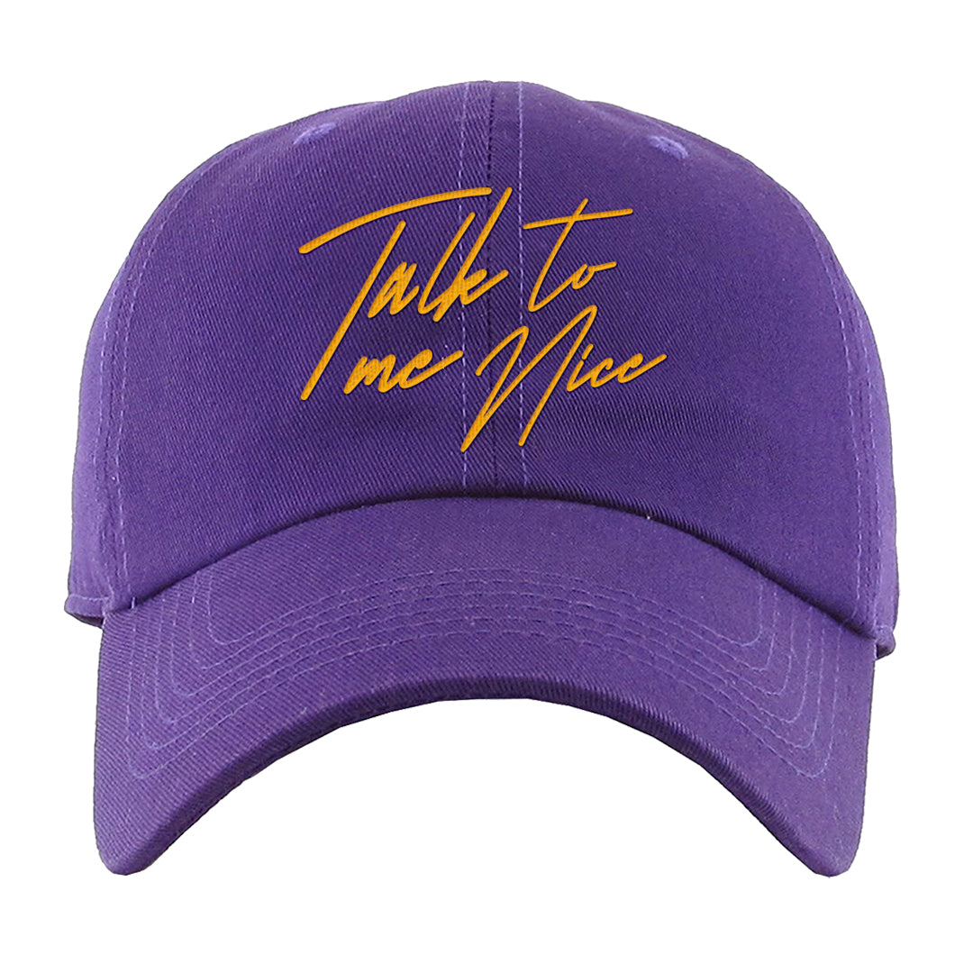 Field Purple 12s Dad Hat | Talk To Me Nice, Purple