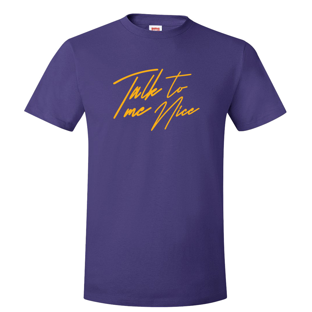 Field Purple 12s T Shirt | Talk To Me Nice, Purple