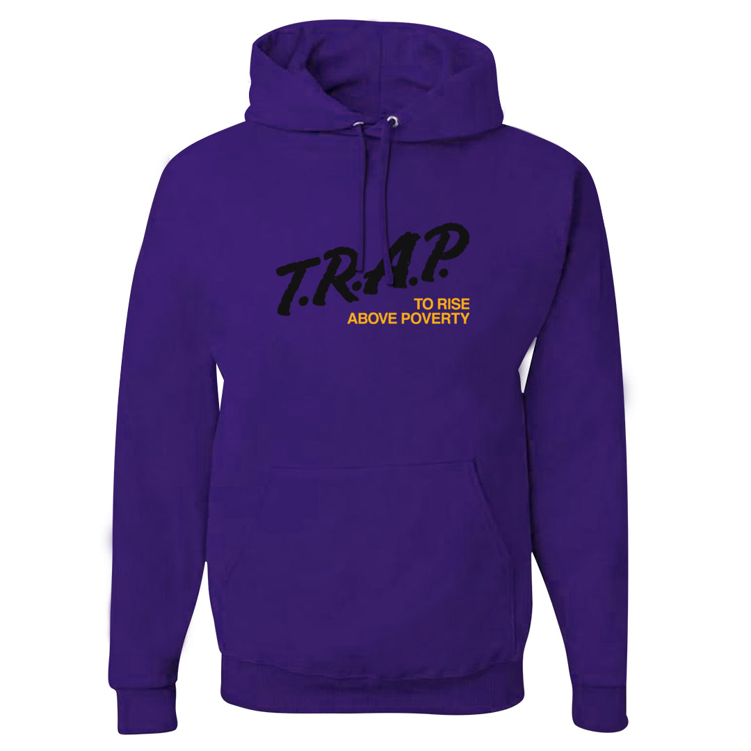 Field Purple 12s Hoodie | Trap To Rise Above Poverty, Purple