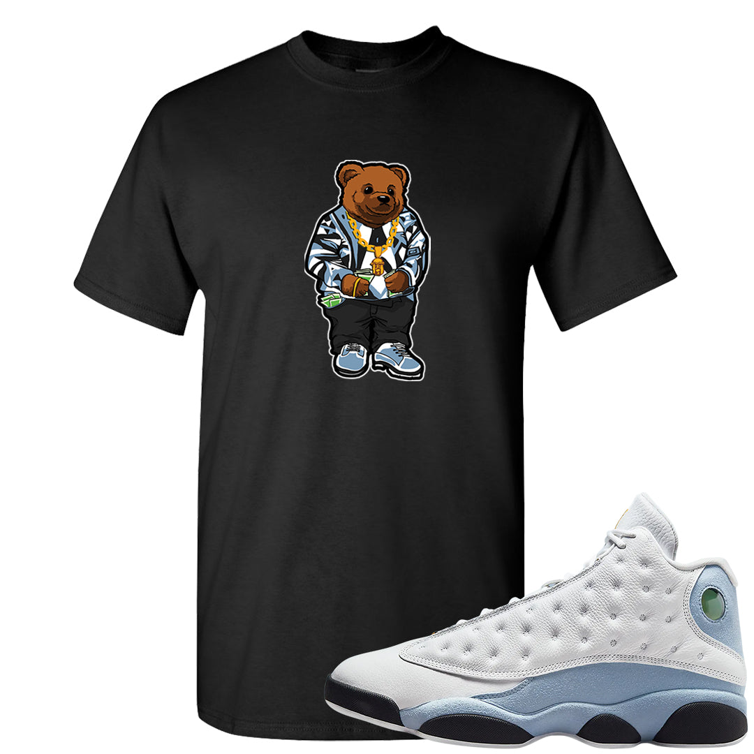 Blue Grey 13s T Shirt | Sweater Bear, Black