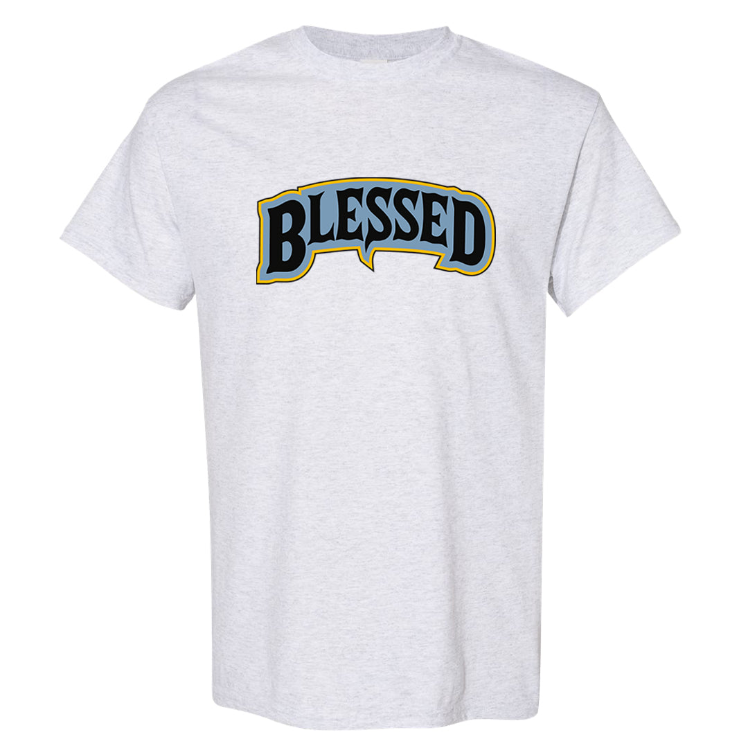 Blue Grey 13s T Shirt | Blessed Arch, Ash