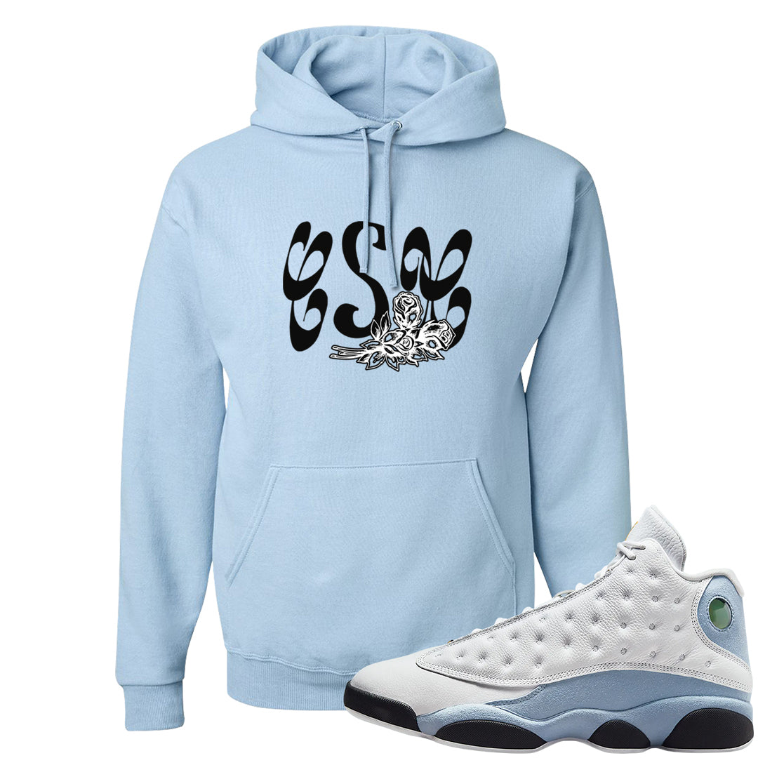Blue Grey 13s Hoodie | Certified Sneakerhead, Light Blue