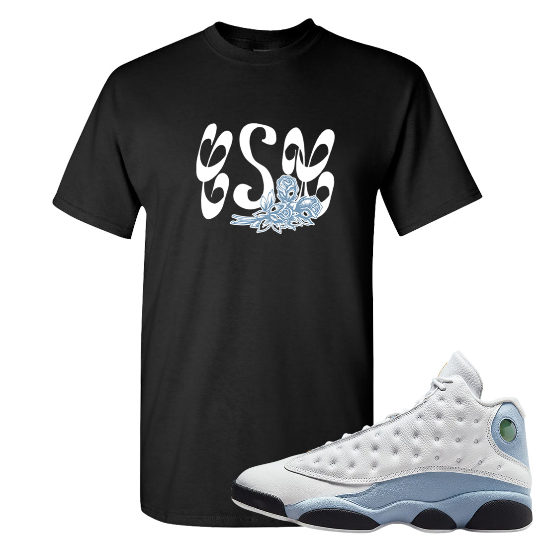 Blue Grey 13s T Shirt | Certified Sneakerhead, Black