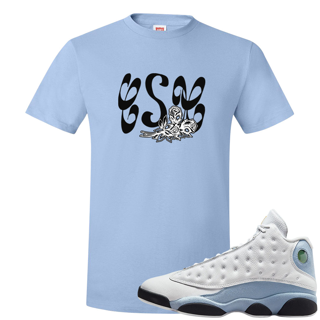 Blue Grey 13s T Shirt | Certified Sneakerhead, Light Blue