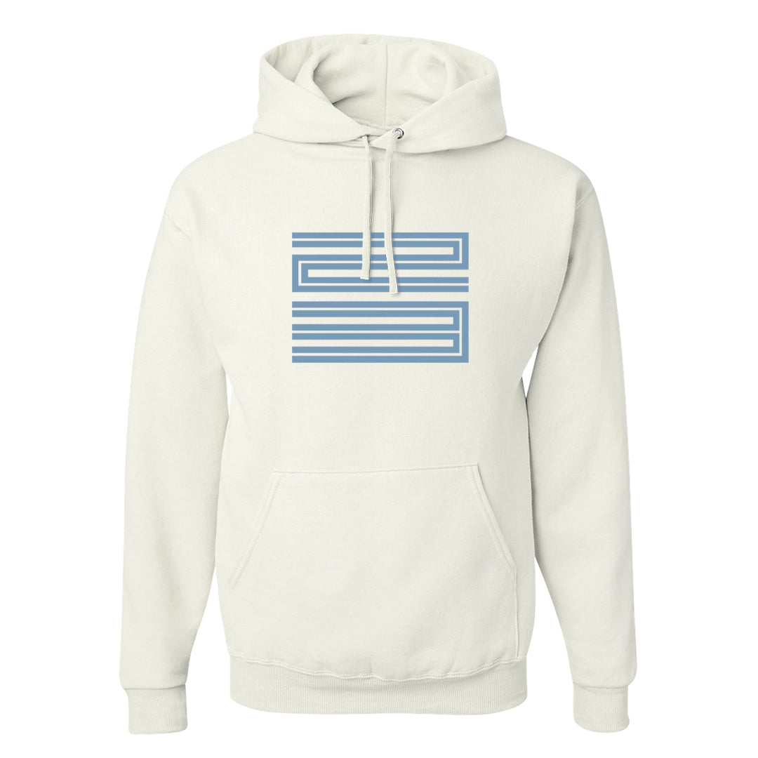 Blue Grey 13s Hoodie | Double Line 23, White