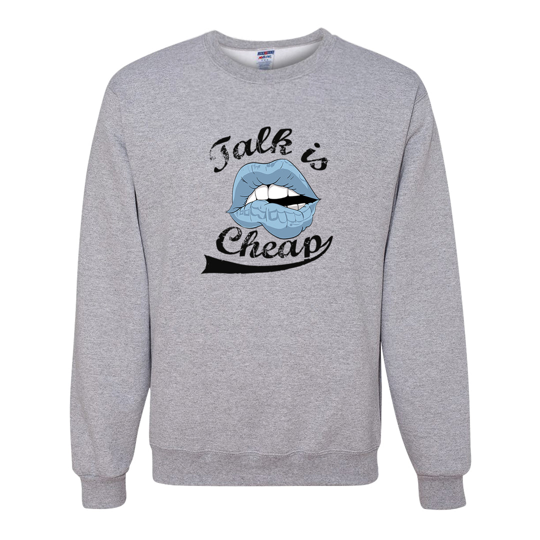 Blue Grey 13s Crewneck Sweatshirt | Talk Lips, Ash
