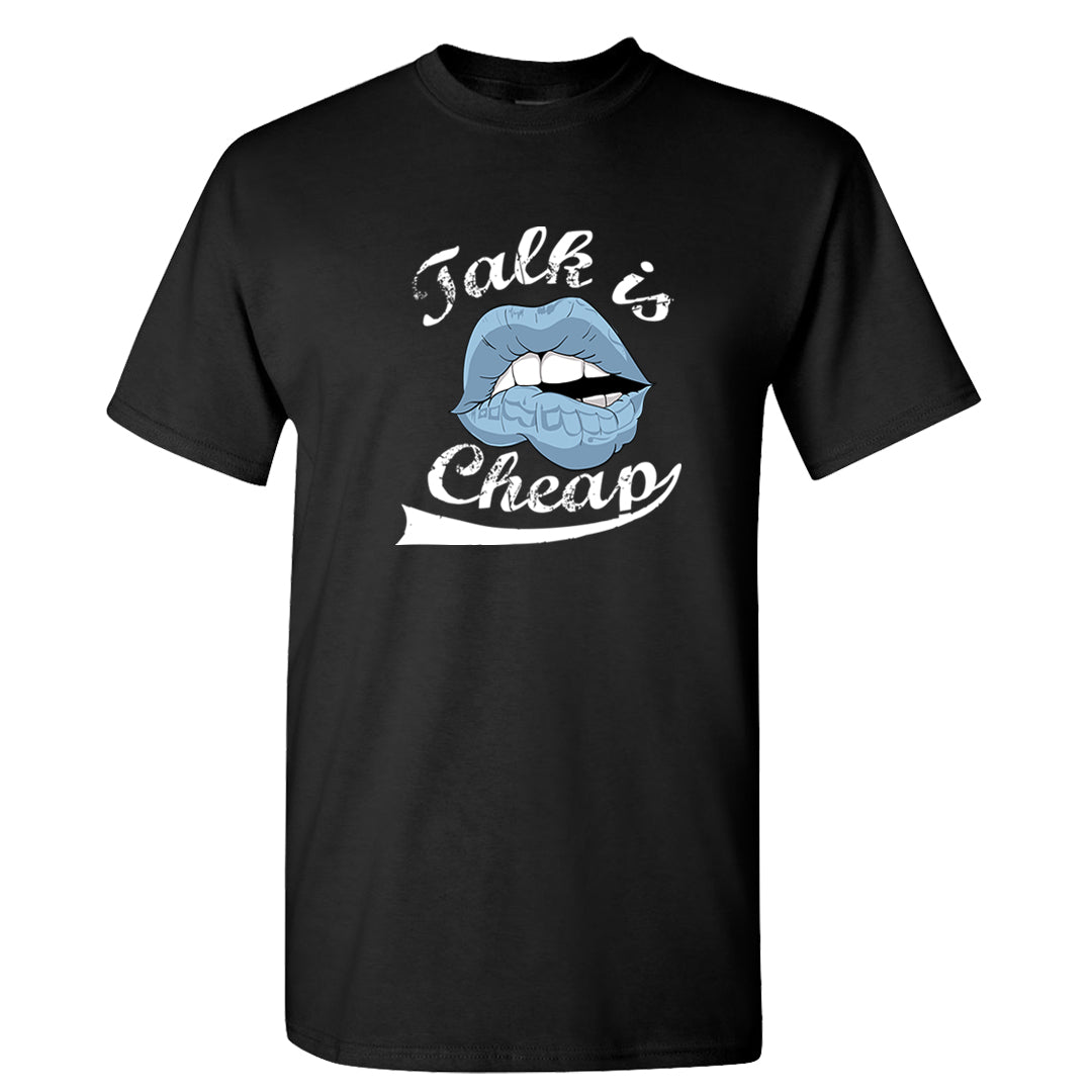 Blue Grey 13s T Shirt | Talk Lips, Black