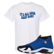 Laney 14s T Shirt | All Good Baby, White