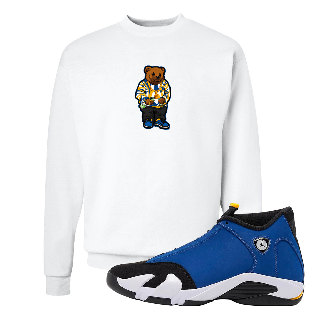 Laney 14s Crewneck Sweatshirt | Sweater Bear, White