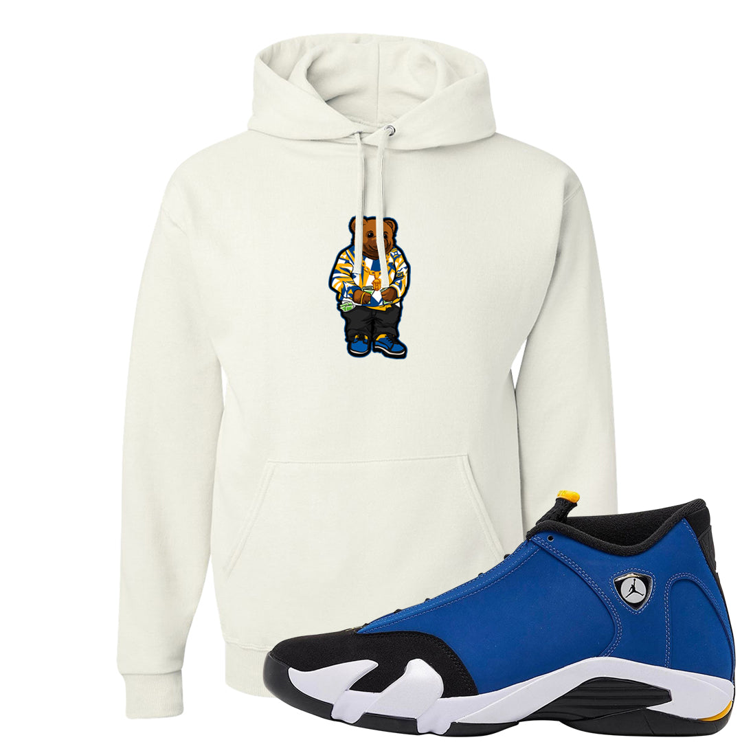 Laney 14s Hoodie | Sweater Bear, White