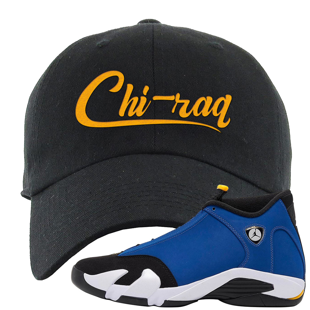 Laney 14s Dad Hat | Chiraq, Black